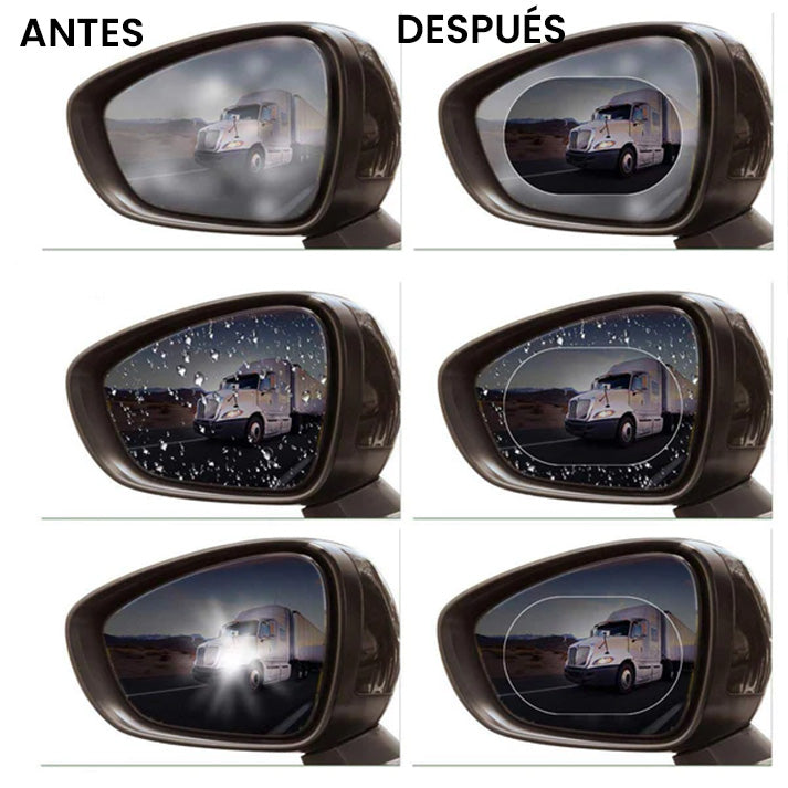 1 PAR - Protector De Lluvia Para Retrovisor