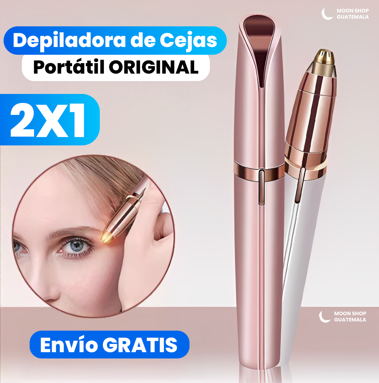 OFERTA 2X1 🔥 Depiladora de Cejas Portátil